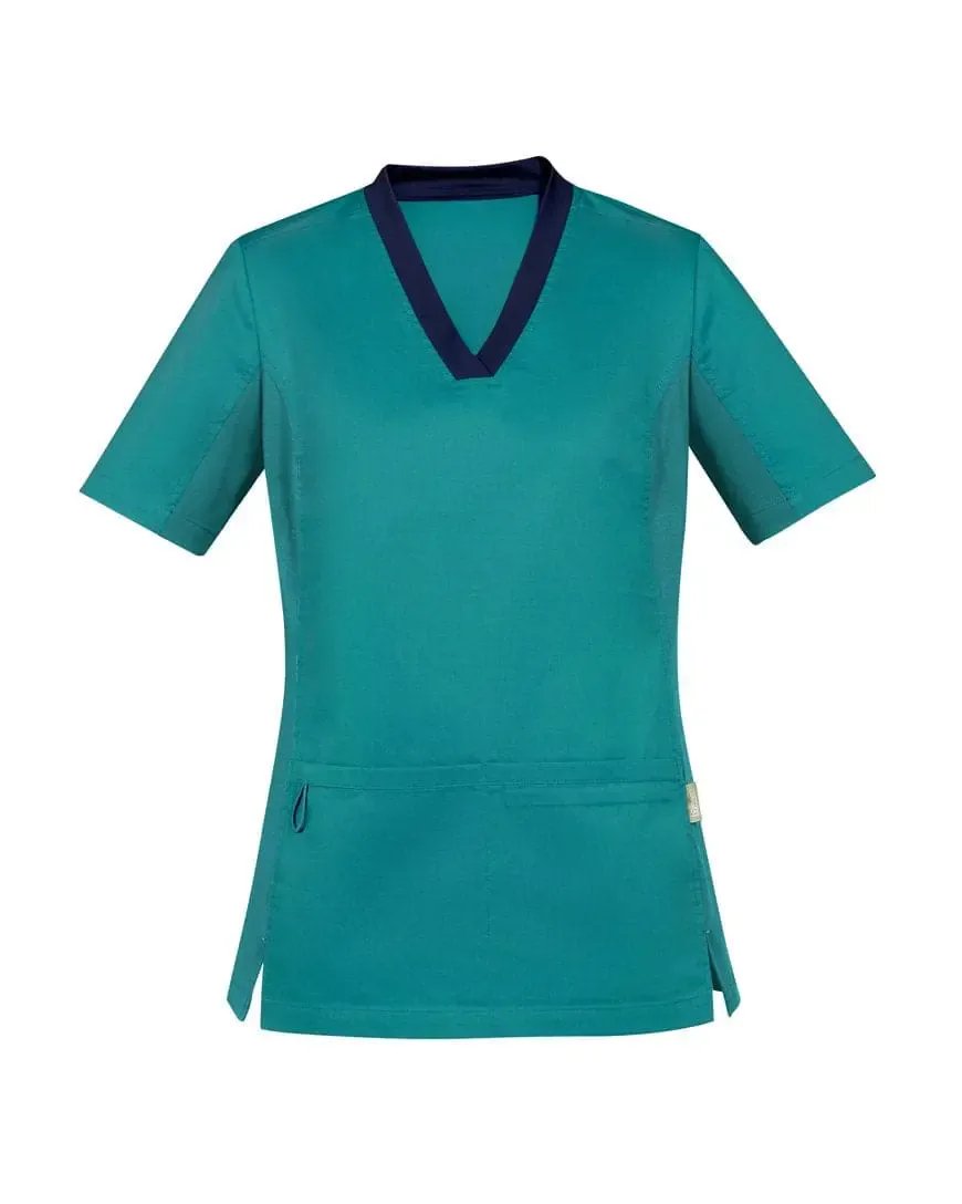 BizCare Riley Women's V-Neck Scrub Top CST043LS